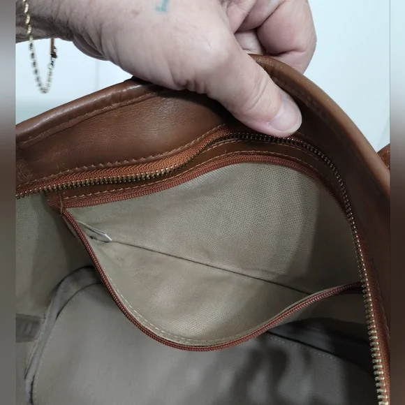 MCM Medium Liz Shopper Tote With MCM Bone Bag Charm - Picture 12 of 14